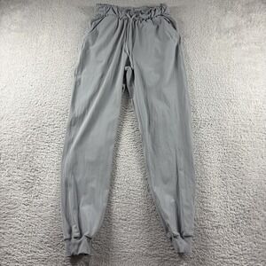 Lululemon Keep Moving Pants Womens 4 Rhino Grey Tapered Wicking Lightweight